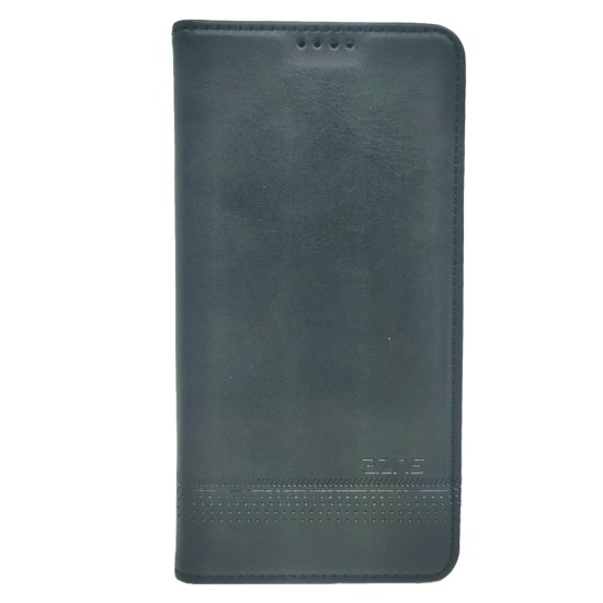  LEATHER FLIP COVER WITH INTERNAL POCKET AND CARD HOLDER FOR SAMSUNG M33 BLACK.